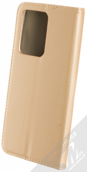 Sligo Smart Magnet flipové pouzdro pro Samsung Galaxy S20 Ultra zlatá (gold) zezadu