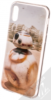 Star Wars BB-8 001 TPU ochranný silikonový kryt s motivem pro Apple iPhone X, iPhone XS bílá (white)