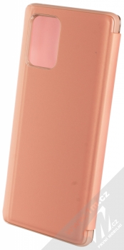 Vennus Clear View flipové pouzdro pro Samsung Galaxy S10 Lite růžová (pink) zezadu