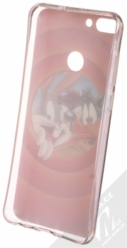 Warner Bros Looney Tunes 002 TPU ochranný silikonový kryt s motivem pro Huawei P Smart červená (red) zepředu