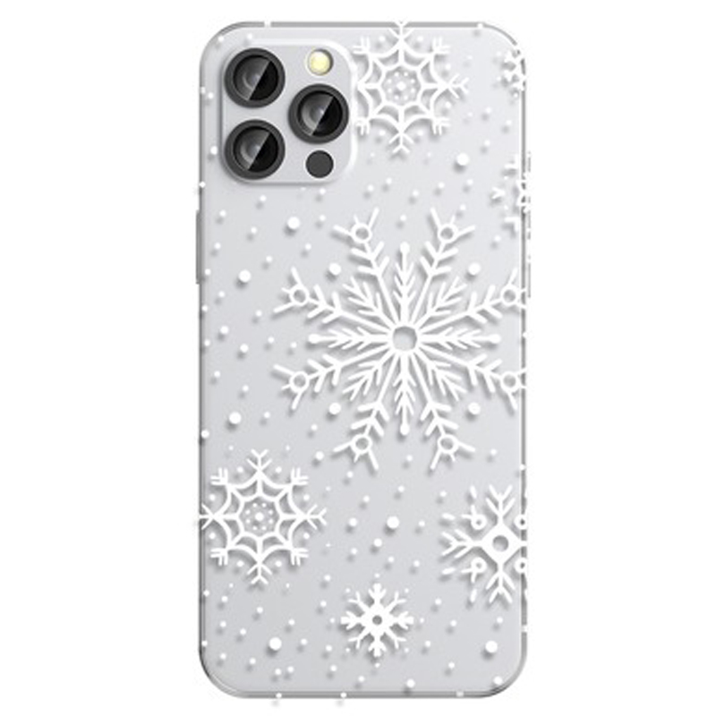 1Mcz Trendy Sněhová vánice TPU ochranný kryt pro Samsung Galaxy A52, Galaxy A52 5G, Galaxy A52s 5G