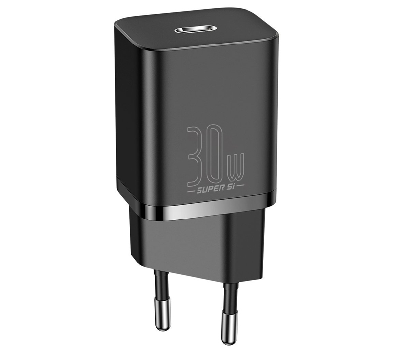 Baseus Super Si Charger nabíječka do sítě s USB Type-C výstupem 30W (CCSUP-J01)